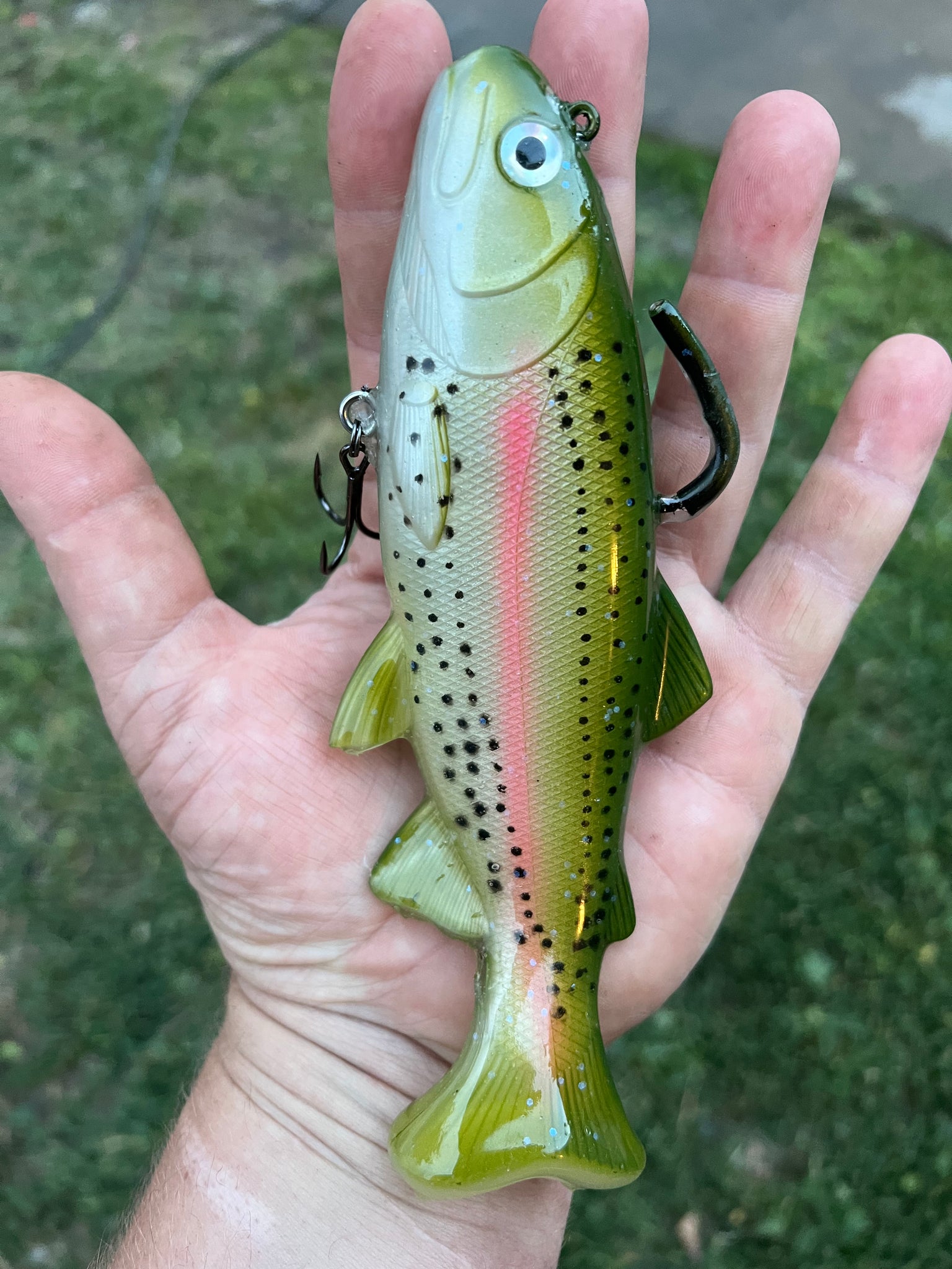 7" Rainbow Trout XL 3D Swimbait (6 oz)